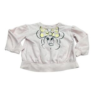 Disney Minnie Mouse Sweatshirt, Toddler Girl Size 4T, Pink And Gold